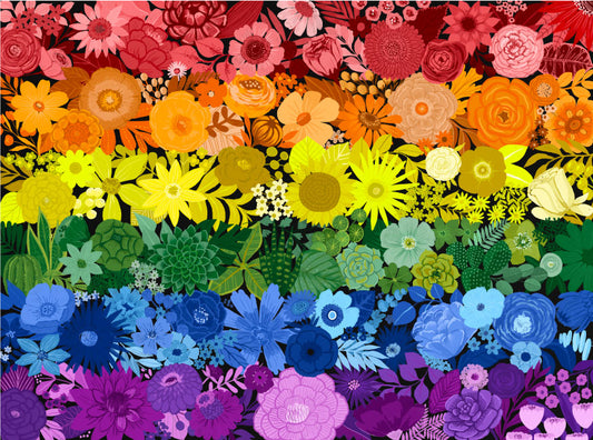 Rainbow Garden 1000 Pc Puzzle