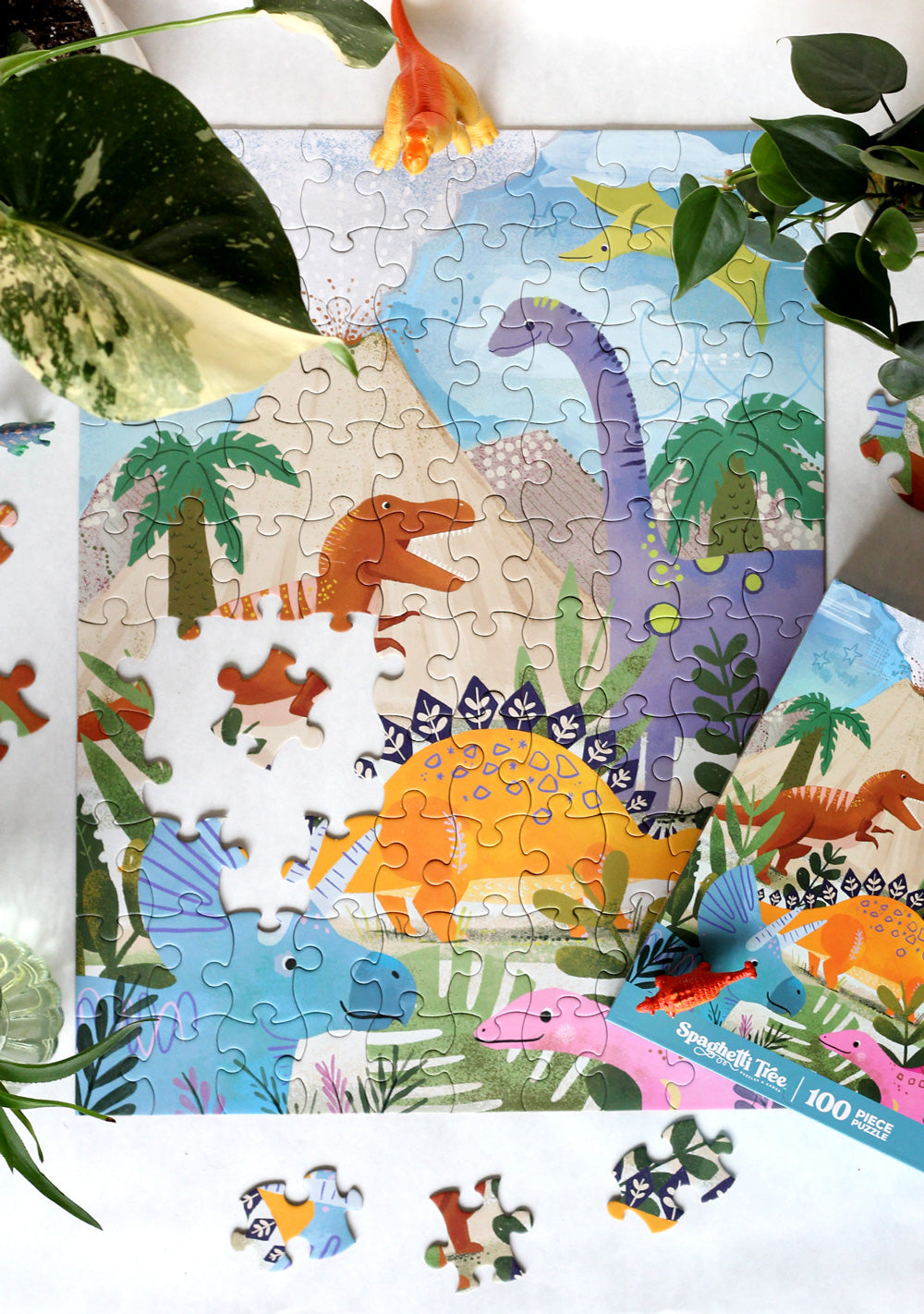 Jurassic Pals 100 Pc Puzzle